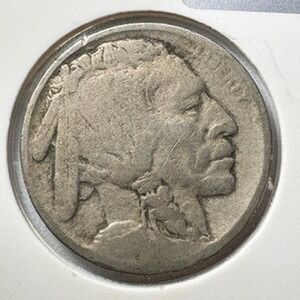 1913 Type 1 Buffalo Nickel No Date G Vintage US Coin